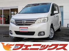 日産　セレナ　２０Ｘ　クロスギア　Ｓ−ハイブリッド☆専用シート☆後席モニタ　専用防水カブロンシート☆両側パワースライドドア☆クルーズコントロール☆メモリーナビ☆フルセグ☆後席モニター☆ブルートゥース☆ＥＴＣ☆スマートキー☆後席オートエアコン☆純正アルミ☆アイドリングストップ☆