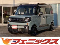 スズキ　スペーシアギア　ハイブリッドＸＺ　ターボ４ＷＤツートン☆８型ナビ☆Ｗパワスラ　４ＷＤ☆ツートンルーフ☆デュアルセンサーＢＳ☆クルーズコントロール☆両側パワースライドドア☆８インチナビ☆フルセグ☆ブルートゥース☆全方位カメラ☆ビルトインＥＴＣ☆ドラレコ☆ルーフレール☆パドルシフト