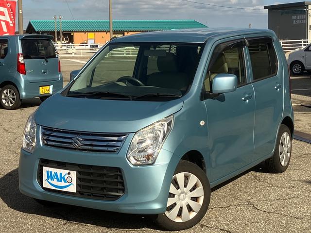 ワゴンＲ(スズキ) ＦＸ　修復歴無し　車検整備付き　ナビ　ＴＶ　キーレス　オートエアコン　パワーステアリング　パワーウインドウ　ＡＢＳ　運転席助手席エアバック　衝突安全ボディ 中古車画像