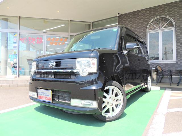 カスタム X 地デジナビ タイヤ4本新品交換済み HID キーフリー BTオーディオ DVD再生 フルセグTV(1枚目)