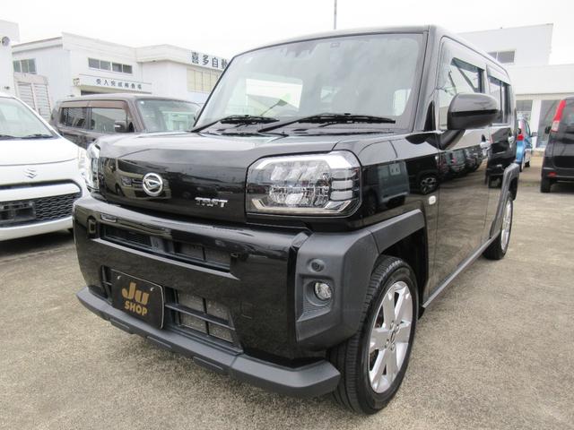 タフト Ｇ　クロムベンチャー　衝突軽減ブレーキ　社外ＳＤナビ　ＬＥＤヘッド　コーナーセンサー　ＥＴＣ　ステアスイッチ　シートヒーター　オートライト　オートエアコン　純正アルミ（1枚目）