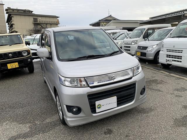 ワゴンRスティングレー(スズキ)Tターボ 4WD 純正ワンセグナビ ...