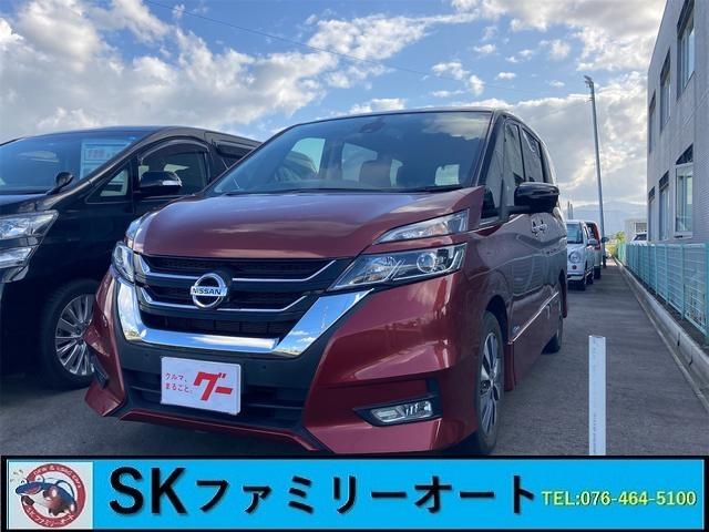 日産 セレナ ハイウェイスター　ナビ　Ｂｌｕｅｔｏｏｔｈ対応　バックカメラ　アラウンドビューモニター　フリップダウンモニター　両側パワースライドドア　スマートキー　アルミホイール　クルーズコントロール