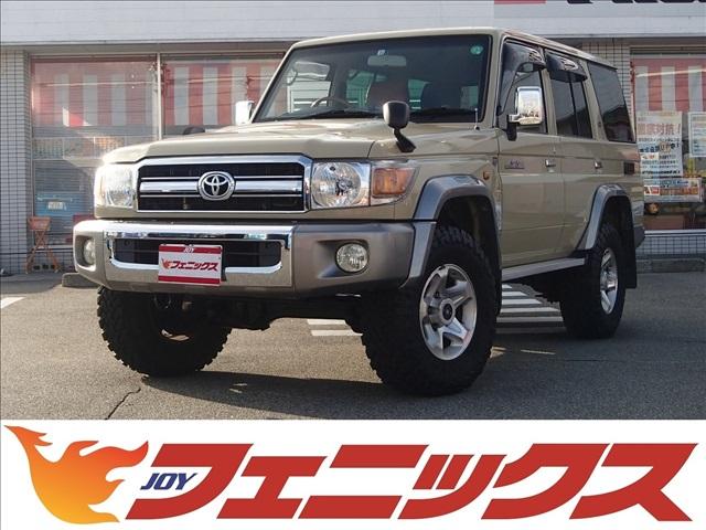 トヨタ ランドクルーザー７０バン パートタイム４ｗｄ 前後デフロック フォグランプ ナビｔｖ バックカメラ ｅｔｃ アンティーク調シートカバー ａｒｂ ｏｍｅショック スタビ ナルディハンドル シフトノブの中古車 車体価格519 9万円 2014 平成26 年式 走行4 7万キロ