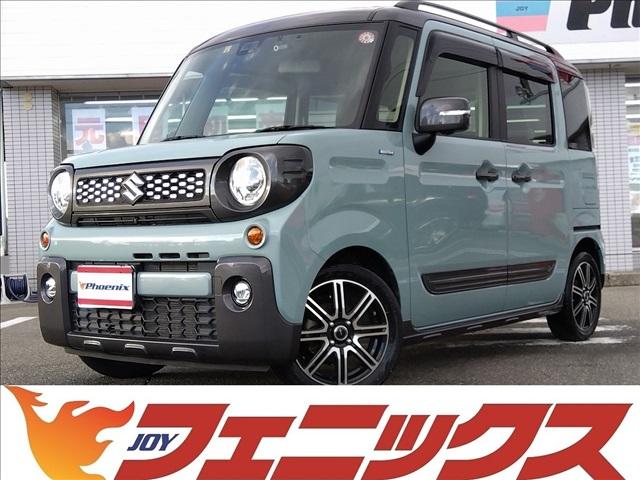 スズキ スペーシアギア ハイブリッドＸＺ　ターボ☆ワンオーナー☆４ＷＤ☆ターボ☆　ワンオーナー☆４ＷＤ☆ターボ☆メモリーナビ☆フルセグＴＶ☆ブルートゥース☆全方位カメラ☆セーフティーサポート☆両側電動ドア☆ＬＥＤオートライト☆禁煙車☆ＥＴＣ☆前後ドラレコ☆