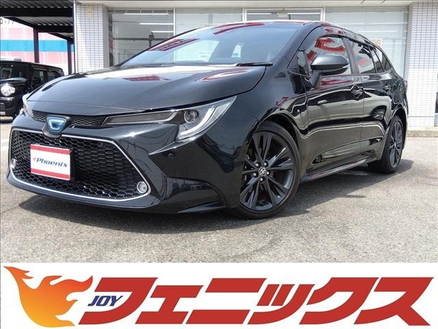 トヨタ カローラツーリング ハイブリッド　ダブルバイビー　４ＷＤ☆ワンオーナー☆半革Ｓ☆　４ＷＤ☆ワンオーナー☆９型ディスプレイオーディオ☆フルセグＴＶ☆ブルートゥース☆ミラキャスト☆スマートキー２個☆プッシュスタート☆パーキングセンサー☆レーダークルーズ☆禁煙車☆ＡＣ１００Ｖ☆黒半革☆