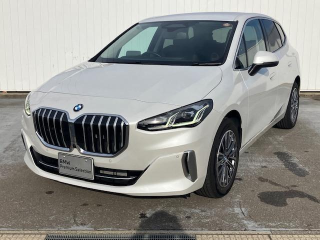 ２シリーズ(BMW) ２１８ｉアクティブツアラーエクスクルシブハイラインＰ　認定中古車　カーブドディスプレイ　アクティブクルーズコントロール　ＬＥＤヘッドライト　ＥＴＣ車載器　全周囲カメラ　茶レザーシート　１７インチＡＷ　ハーマンカードンスピーカー 中古車画像