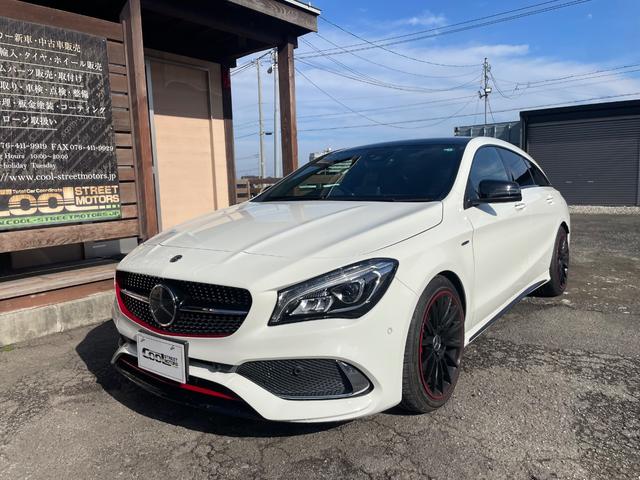 ＣＬＡクラス シューティングブレーク(メルセデス・ベンツ) ＣＬＡ２５０シュポルト４マチックシュティングブレーク　ＡＭＧレザーエクスクルーシブＰＫＧ　パノラマサンルーフ　ブラックレザー　Aftermarket１８インチアルミ　ラッピング　ＬＥＤヘッドライ 中古車画像