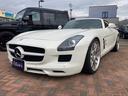 ＳＬＳ ＡＭＧ ロードスター　ミスティックホワイトｏｎマットラッピング　ブラウンファブリックトップ　レッドレザー　ＡＭＧライドコントロールサス　ハイパーフォージド鍛造２０インチ・２１インチアルミ　パワクラリモコン切替マフラー（1枚目）