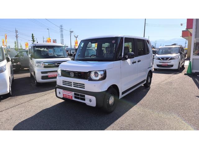 Ｎ－ＢＯＸジョイ ベースグレード　Ｈｏｎｄａ　ＳＥＮＳＩＮＧ搭載　届出済未使用車　衝突被害軽減ブレーキ　誤発信抑制機能　後方誤発信抑制機能　パーキングセンサー　標識認識機能　電動スライドドア　クルーズコントロール　レーンアシスト（1枚目）