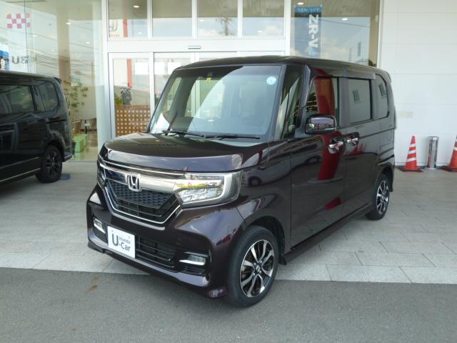 ホンダ Ｎ－ＢＯＸカスタム Ｇ・Ｌホンダセンシング　ワンオーナー・禁煙車・片側電動スライドドア・アダプティブクルーズコントロール・オートライト・純正１４インチアルミホイール・純正８インチナビ・バックカメラ・ＬＥＤヘッドライト・ホンダセンシング付き