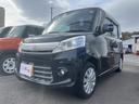 スペーシアカスタム ＸＳ　スマキー　１セグＴＶ　イモビライザー　ＳＤ　パワーウィンドウ　ＡＢＳ　運転席エアバッグ　運転席助手席エアバック　４ＷＤ　衝突安全ボディ　キーレスエントリー　パワステ　ナビテレビ　オートエアコン（1枚目）