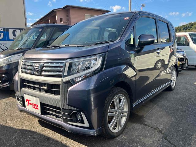 ムーヴ(ダイハツ) カスタム　ＲＳ　ハイパーＳＡ　４ＷＤ　ＥＴＣ　ナビ　衝突被害軽減システム　オートライト　ＬＥＤヘッドランプ　スマートキー　アイドリングストップ　電動格納ミラー　シートヒーター　ベンチシート　ターボ　ＣＶＴ　盗難防止システム　ＡＢＳ 中古車画像