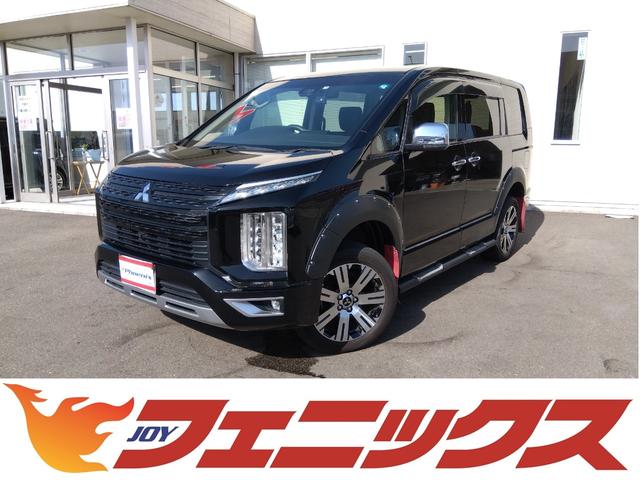 三菱 デリカＤ：５ Ｐ☆後期型☆４ＷＤ☆ディーゼル☆１０型ナビ☆後席Ｍ☆７人乗り　☆後期型☆４ＷＤ☆ディーゼル☆７人乗り☆走行４．８万キロ☆試乗ＯＫ☆ジャオスサイドステップ☆１０型ナビ☆ＴＶ☆全方位カメラ☆ＢＳＭ☆フリップダウンモニター☆ｅ－アシスト☆パワーバックドア☆両側電動ドア