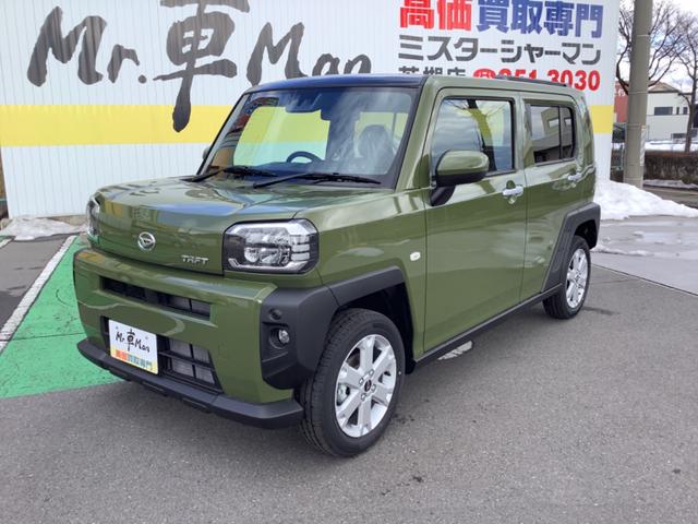 タフト Ｇ　４ＷＤ　ＣＶＴ　サンルーフ　シートヒーター　オートエアコン　車検令和８年９月まで　フォレストカーキメタリック（1枚目）