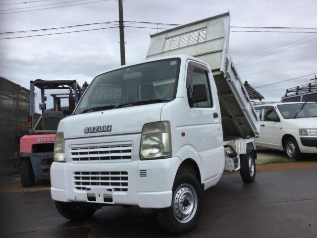 ダンプ 4WD エアコンパワステ 5速マニュアル ラジオ(1枚目)