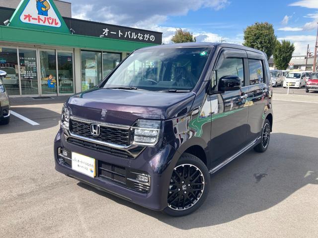 Ｎ−ＷＧＮカスタム(ホンダ) Ｌ・ターボ　４ＷＤ　デモアップ　バックカメラ　クリアランスソナー　アダプティブクルーズコントロール　レーンキープアシスト　ホンダセンシング　オートハイビーム　　合成皮革シート　オートブレーキホールド　電動格納ミラー　オーディオレス 中古車画像