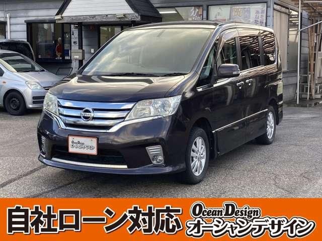 セレナ ハイウェイスター　Ｓキー　ＥＴＣ　ナビ　フォグ　アルミ　両Ｐスラ（1枚目）