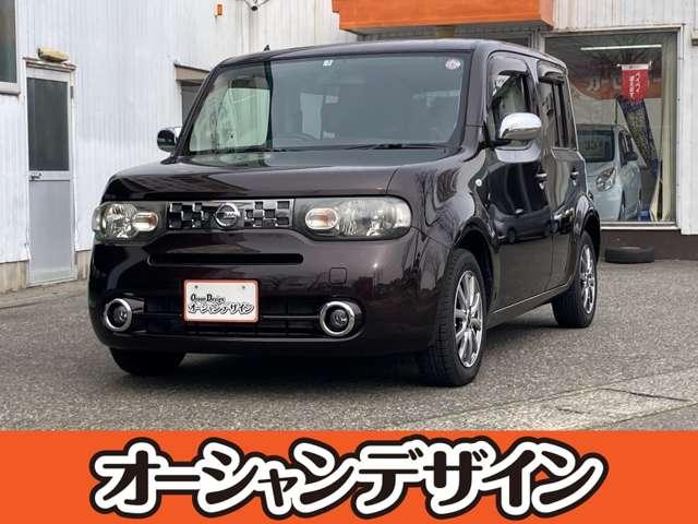 日産 キューブ １５Ｘ　ＦＯＵＲ　Ｖセレクション　４ＷＤ　Ｓキー　ナビ　ＣＤ　ＤＶＤ　アルミ