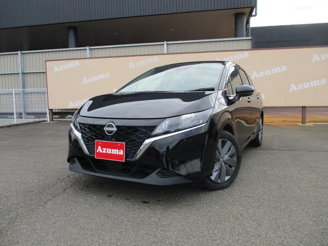 ノート(日産) Ｘ　ＦＯＵＲ　ナビ　Ｂカメラ　４ＷＤ　フロアオートマ　オートエアコン　パワーウインドウ　ＢＴ接続　ＣＤ　シートヒーター　Ｂカメラ　インテリジェントキ−　電動ミラー　ＥＴＣ　コーナーセンサー　オートライト　ＡＢＳ　横滑り防止 中古車画像