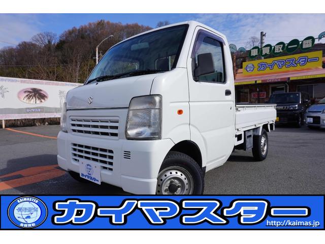 ＫＣ　４ＷＤ　禁煙車　パワステ　軽トラック　ＭＴ　車検整備付　新品夏＆中古冬タイヤ付　下廻り防錆塗装済(1枚目)