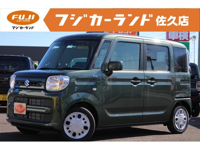 ハイブリッドG 届出済未使用車 マイルドハイブリッド 両側スライドドア 衝突被害軽減ブレーキ スマートキー アイドリングストップ オートエアコン パワーモード 横滑り防止装置 車線逸脱警報機能 オートライト(1枚目)