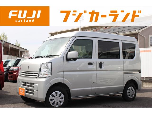 　届出済未使用車　４ＷＤ　両側スライドドア　車検Ｒ６．７月　アイドリングストップ　衝突被害軽減ブレーキ　　キーレスキー　後席ベンチシート　電動格納ミラー　横滑り防止装置　手動エアコン　パーキングセンサー(1枚目)