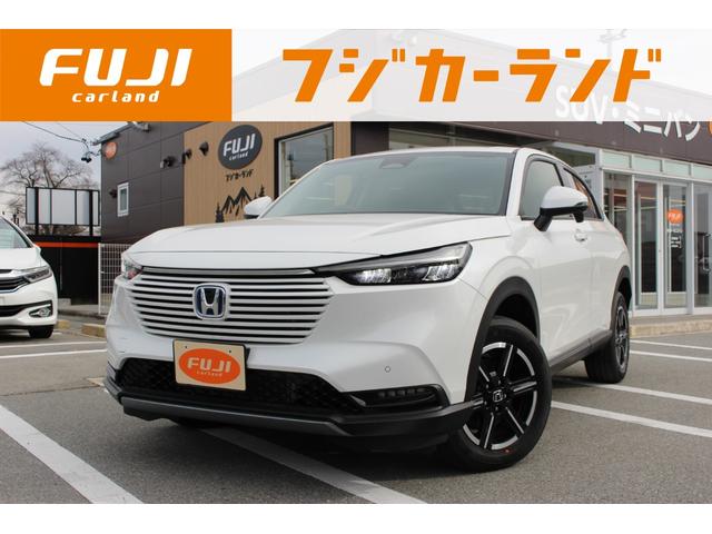 ホンダ ヴェゼル ｅ：ＨＥＶ　Ｘ　４ＷＤ　登録済未使用車　Ｈｏｎｄａ　ＳＥＮＳＩＮＧ　そよ風アウトレット　ＬＥＤヘッドライト　アダプティブクルーズコントロール　パドルシフト