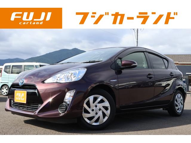 アクア Ｓ　純正ナビ　バックモニター　ＴＶ　スマートキー　プッシュスタート　オートライト　電動格納ミラー　オートライト　ＣＶＴ　衝突安全ボディ　ＡＢＳ　ＥＳＣ　ＣＤ　Ｂｌｕｅｔｏｏｔｈ（1枚目）