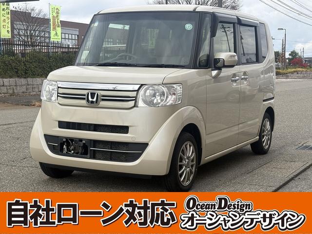 Ｎ−ＢＯＸ(ホンダ) 　車検２年　ナビ　スマートキー　ＣＤ　ＤＶＤ　アイドリングストップ　両側スライドドア　ベンチシート 中古車画像