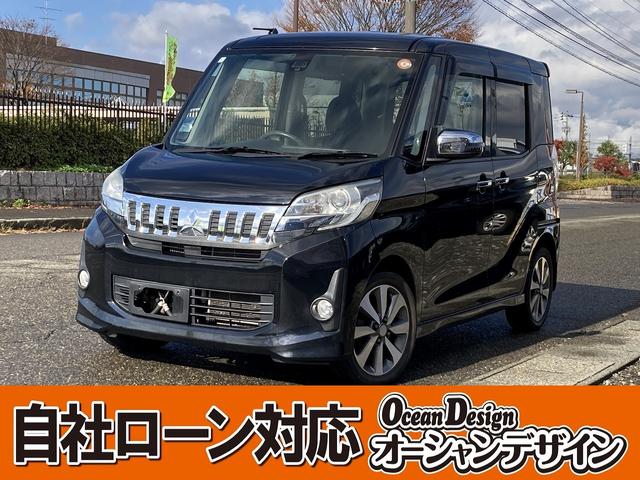 ｅＫスペースカスタム(三菱) カスタムＴ　ｅ−アシスト　車検２年　ナビ　Ｂｌｕｅｔｏｏｔｈ　バックカメラ　フルセグＴＶ　両側電動スライドドア　衝突被害軽減ブレーキ　横滑り防止装置 中古車画像