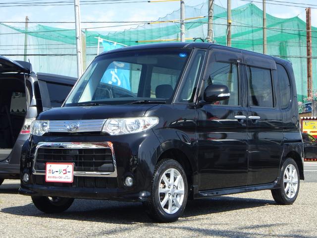 ダイハツ タント カスタムＸ　４ＷＤ　左側パワースライドドア　左側ピラーレス