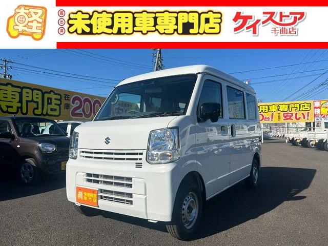 エブリイ(スズキ) ＰＡリミテッド　届出済未使用車　４ＷＤ　５ＡＴ　両側スライドドア　クリアランスソナー　レーンアシスト 中古車画像