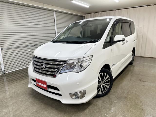 セレナ(日産) ハイウェイスター　Ｖセレ＋セーフティＩＩ　ＳＨＶ　フルセグナビ　アラウンドビューモニター　フリップダウンモニター　エマージェンシーブレーキ　両側パワースライドドア　ＬＥＤヘッドランプ　ワンオーナー 中古車画像