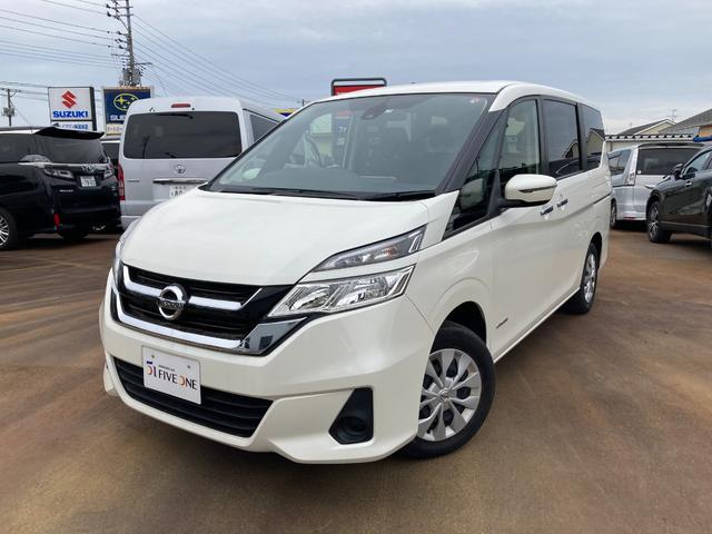 日産 セレナ Ｘ　ＶセレクションＩＩ　両側ワンタッチパワースライドドア　エマージェンシーブレーキ　クルーズコントロール　インテリジェントキー　シートバックテーブル