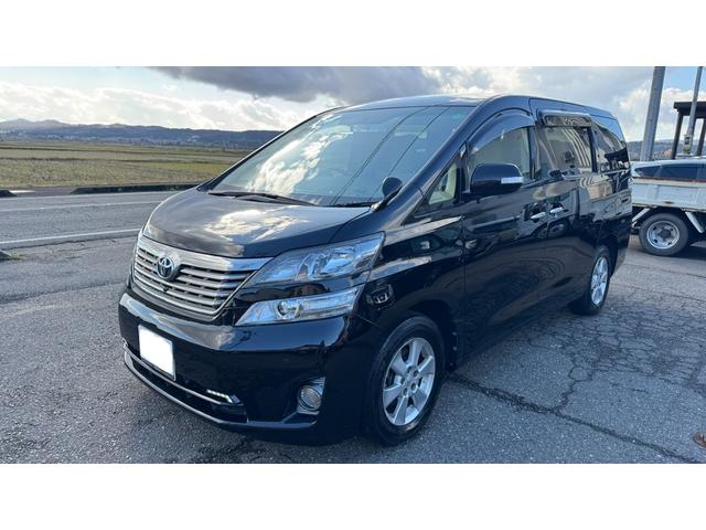 ヴェルファイア(トヨタ) ２．４Ｘ　４ＷＤ　ナビ　ＴＶ　バックカメラ　フロントカメラ　ＥＴＣ　フリップダウンモニター　ドライブレコーダー　ワンオーナー　車検２年間 中古車画像