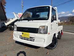 サンバートラック 営農 4WD エアコン パワステ マッドタイヤ&アルミ LEDライト ETC 車検令和8年12月 中古車画像