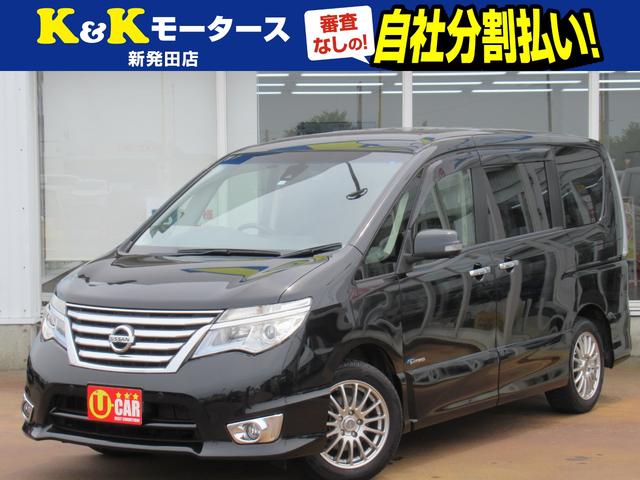 ハイウェイスター　Ｖセレ＋セーフティＩＩ　ＳＨＶ　後期　ワンオーナー　衝突被害軽減ブレーキ　純正ナビ　フルセグ　フリップダウンモニター　Ｂｌｕｅｔｏｏｔｈ　全方位カメラ　ＥＴＣ　クルコン　ＬＥＤヘッドライト　社外１６インチアルミ　タイミングチェーン