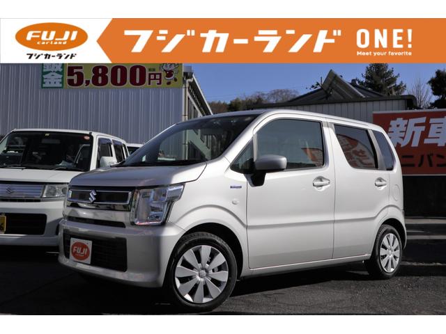 ハイブリッドFX セーフティPKG装着 ワンオーナー 4WD 車検整備付 衝突被害軽減ブレーキ キーレスキー アイドリングストップ スマートキー シートヒーター オートライト CD再生 横滑り防止装置 電動格納ミラー(1枚目)