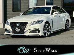 クラウンハイブリッド S 認定中古車/純正ナビ・TV/モデリスタエアロ/モデリスタAW/トランクスポイラー/セーフティPKG/パノラミックビューモニター/BSM/ヘッドアップディスプレイ/インテリジェントパーキングアシスト/ 中古車画像