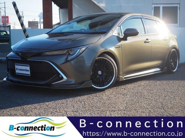 カローラスポーツ(トヨタ) ハイブリッドG Z TEINDampers BRASHフルエアロ BRASH18インチアルミホイール セーフティセンス LEDヘッドライト ヘッドアップディスプレイ LEDフォグ バックカメラ 純正ナビ 地デジ BT ETC 中古車画像