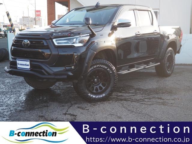 ハイラックス(トヨタ) Ｚ　ディーゼルターボ　リフトアップ　ＦＵＥＬ１７インチＡＷ　オーバーフェンダー　Aftermarketグリルガード　バグガード　Aftermarketナビ　バックカメラ　地デジ　ＢＴ　ドライブレコーダー　ゴーストフィルム　スモークフィルム 中古車画像