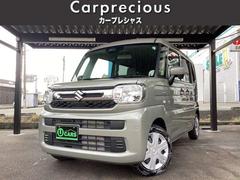 スペーシア ハイブリッドG 4WD 衝突被害軽減システム レーンアシスト クリアランスソナー 全周囲カメラ LEDヘッドライト ナビ フルセグTV Bluetooth接続 シートヒータ オートエアコン スマートキー スライドドア 中古車画像