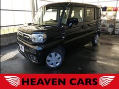 スペーシア ハイブリッドG 関東仕入 自社保証 衝突軽減 オートエアコン オートライト ステアリングリモコン プッシュスタート スマートキー アイドリングストップ 横滑り PW 電動格納ミラー ABS LED レーンアシスト 中古車画像