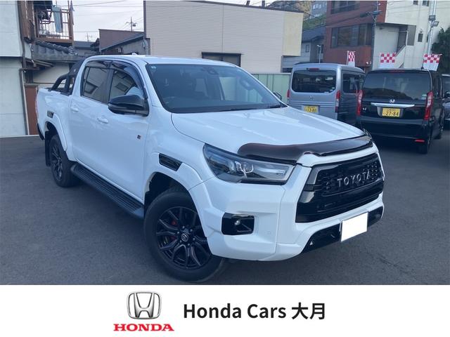 ハイラックス(トヨタ) Ｚ　ＧＲスポーツ　３６０度カメラ　キーレス　前後ソナー　オートクルーズ　サイドカメラ　Ｂカメラ　フルオートエアコン　横滑防止装置　レーンキープ　スマキー　パワーステアリング　ＬＥＤライト　パートタイム４ＷＤ　ＵＳＢ 中古車画像