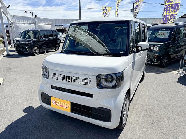N−BOX(ホンダ) ベースグレード 両側スライドドア クリアランスソナー オートクルーズコントロール レーンアシスト 衝突被害軽減システム オートライト LEDヘッドランプ スマートキー アイドリングストップ 電動格納ミラー 中古車画像