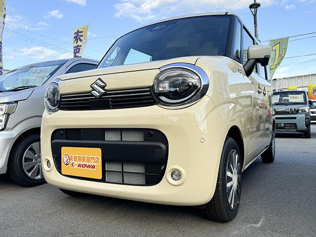 ワゴンRスマイル(スズキ) ハイブリッドX 4WD 両側スライドドア クリアランスソナー オートクルーズコントロール レーンアシスト 衝突被害軽減システム LEDヘッドランプ スマートキー アイドリングストップ シートヒーター ベンチシート 中古車画像