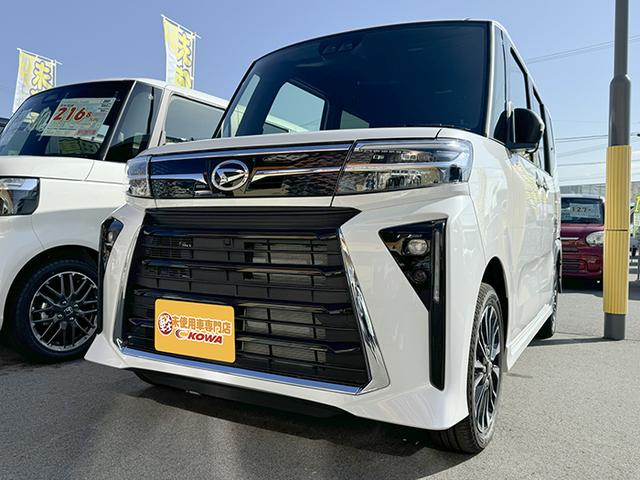 タント(ダイハツ) カスタムＲＳ　４ＷＤ　バックカメラ　両側スライドドア　ＴＶ　クリアランスソナー　オートクルーズコントロール　レーンアシスト　衝突被害軽減システム　オートライト　ＬＥＤヘッドランプ　スマートキー　アイドリングストップ 中古車画像