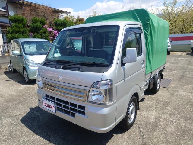 ＫＣスペシャル　４ＷＤ　スズキセーフティサポート　リア幌　エアコン　パワステ　パワーウィンドウ　ラジオチューナー　両席エアバッグ　キーレス