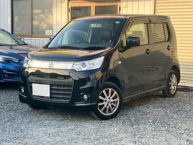 ワゴンＲスティングレー(スズキ) Ｘ　４ＷＤ　Aftermarketナビ　Ｂｌｕｅｔｏｏｔｈ　フルセグＴＶ　シートヒーター 中古車画像
